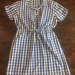 J. Crew Gingham Dress, Size L